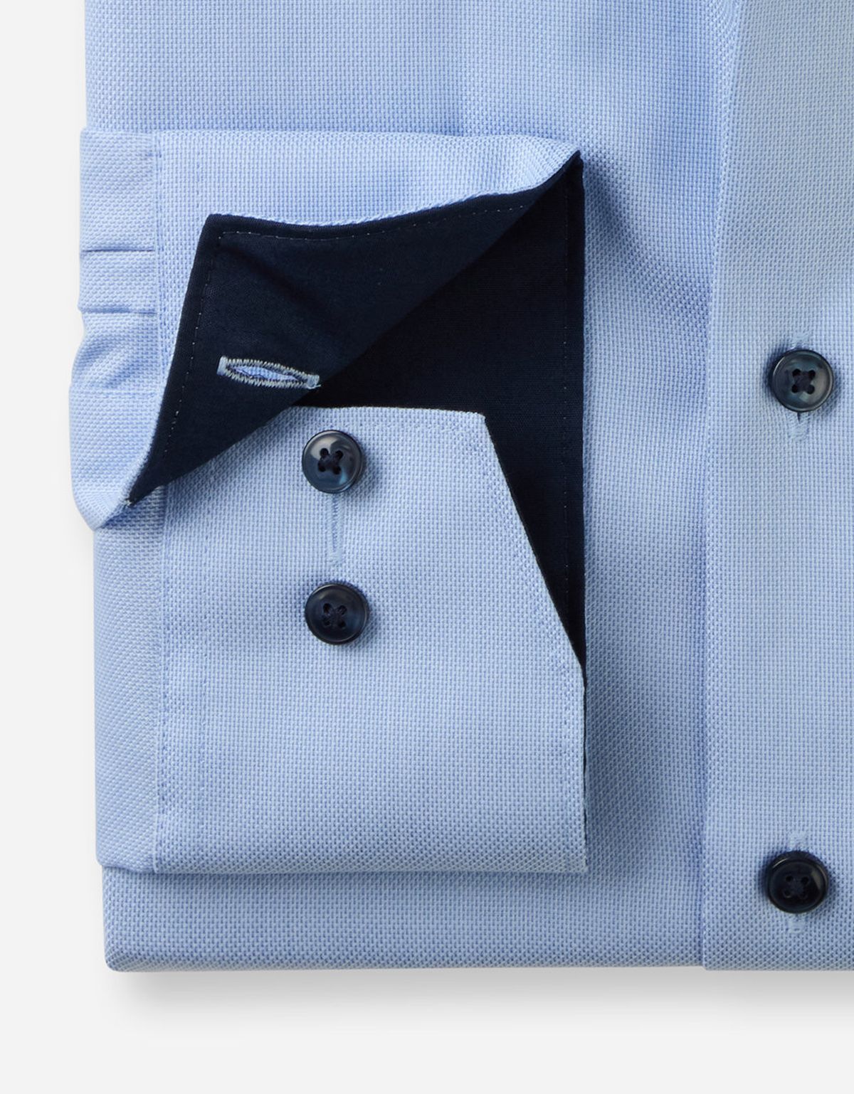 Рубашка голубая мужская OLYMP Luxor Big, прямой крой | купить в интернет-магазине Olymp-Men