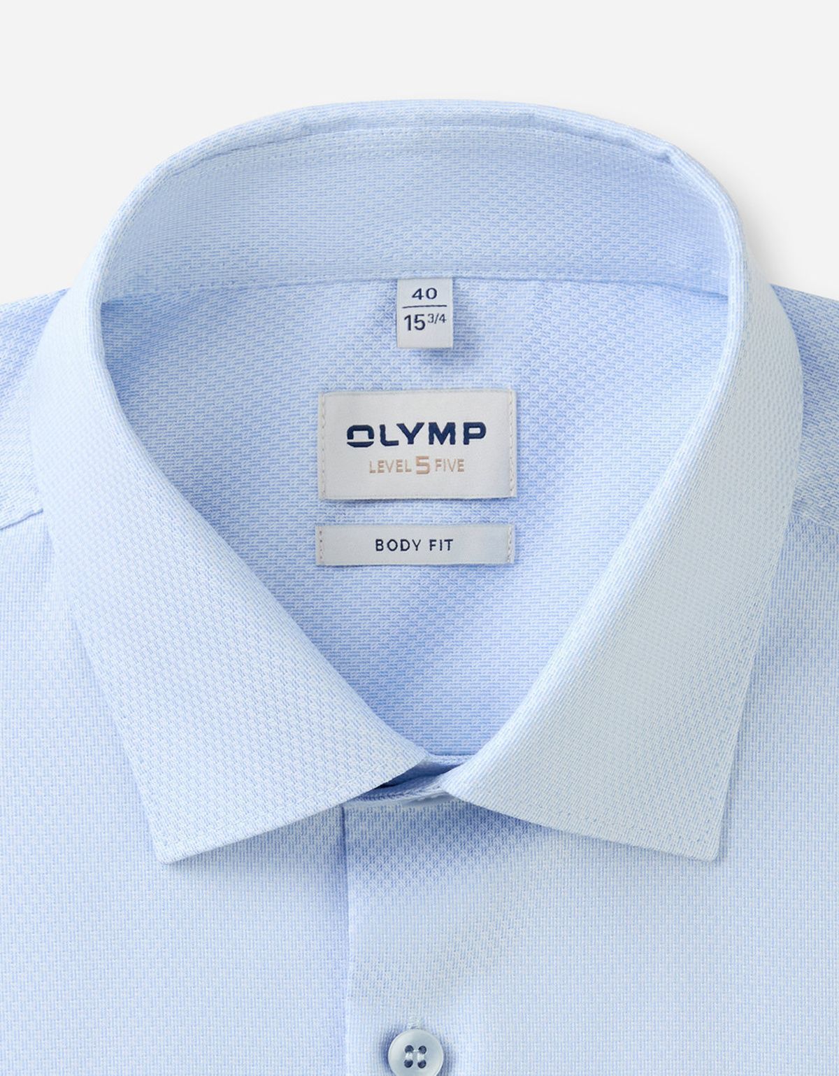 Рубашка приталенная мужская OLYMP Level Five, фактурная ткань