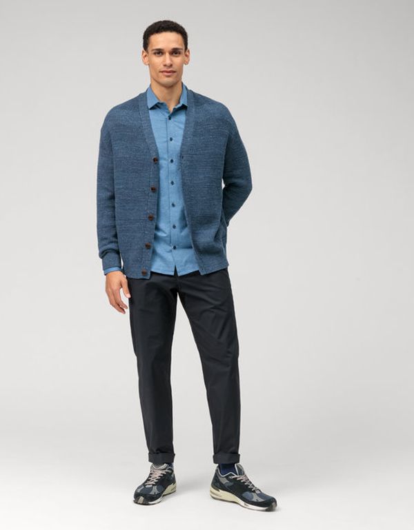 Рубашка трикотажная мужская OLYMP Level Five 24/7, body fit | купить в интернет-магазине Olymp-Men