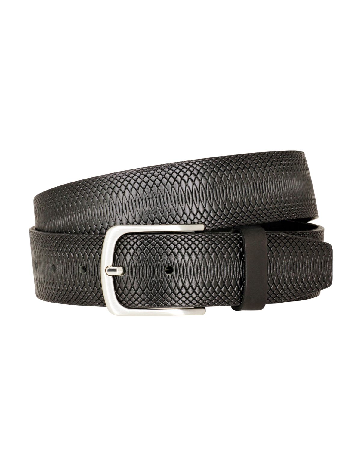 Ремень мужской Lindenmann с тиснением мужские | купить в интернет-магазине Olymp-Men