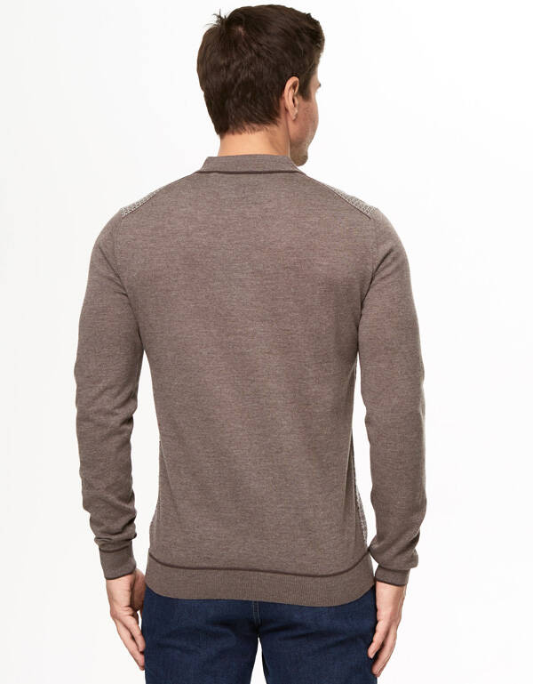 Поло мужское на молнии Gratude с рисунком | купить в интернет-магазине Olymp-Men