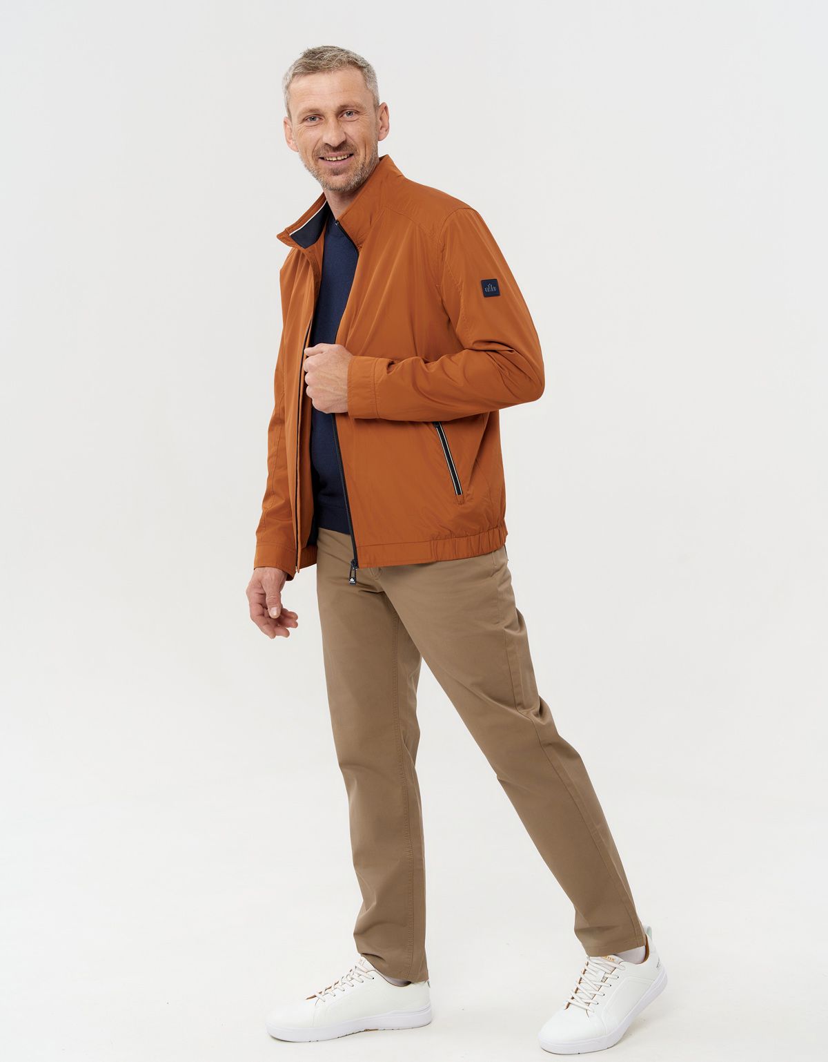 Куртка мужская оранжевая лёгкая New Canadian | купить в интернет-магазине Olymp-Men
