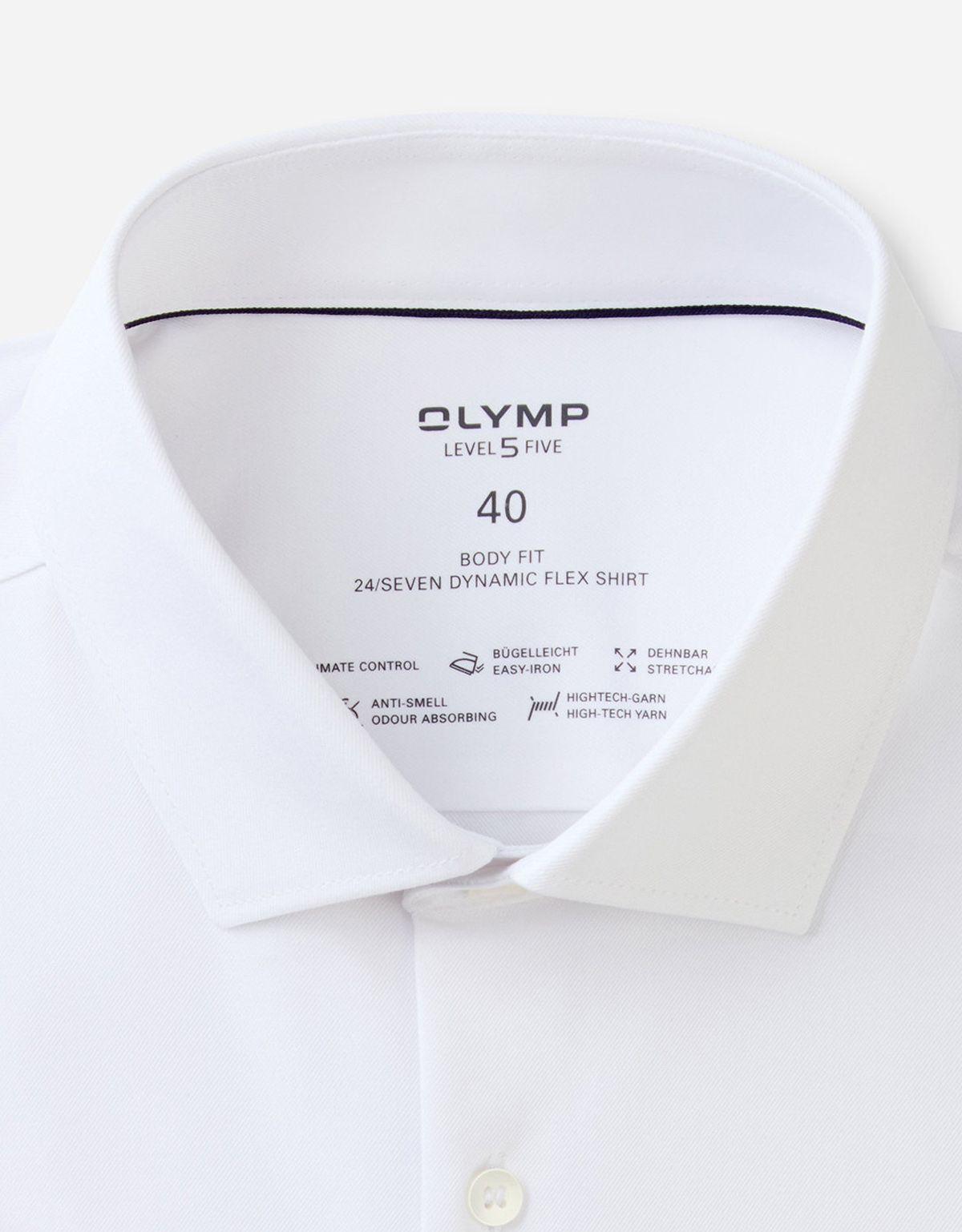 Рубашка мужская OLYMP Level Five, климат-контроль, body fit