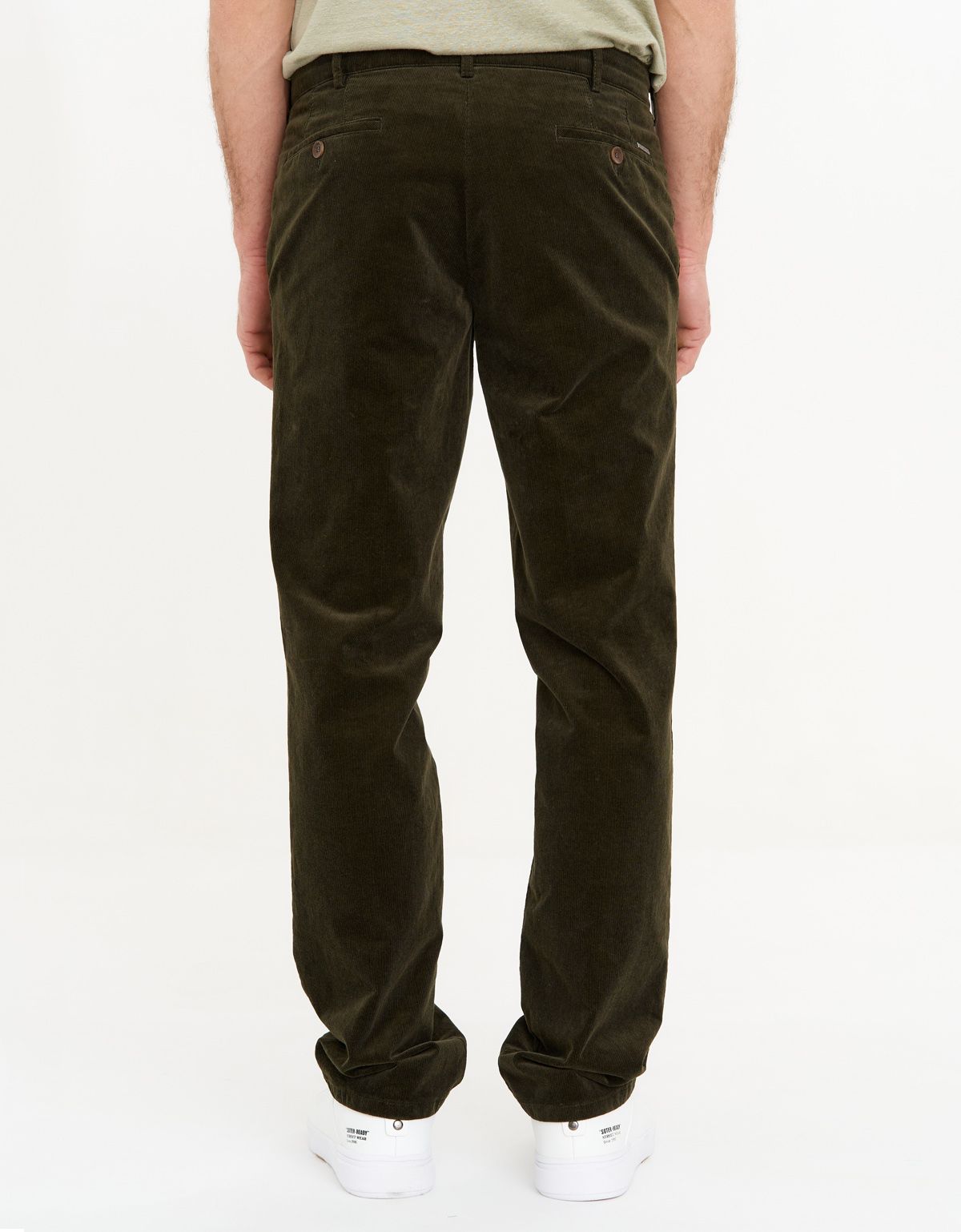 Брюки вельветовые зелёные w.Wegener | купить в интернет-магазине Olymp-Men