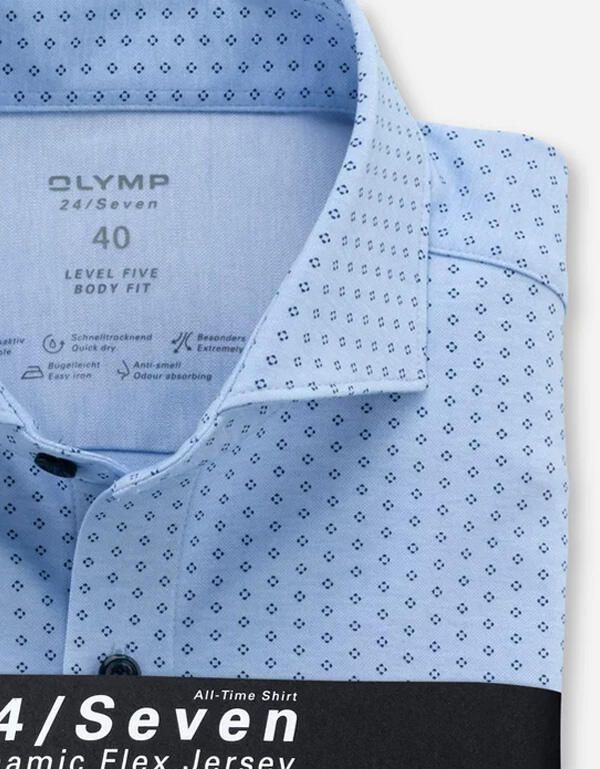 Трикотажная сорочка Olymp 24/7, body fit | купить в интернет-магазине Olymp-Men