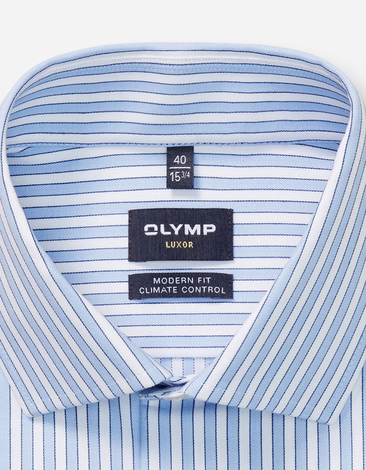 Рубашка мужская в полоску климат-контроль OLYMP Luxor, modern fit | купить в интернет-магазине Olymp-Men