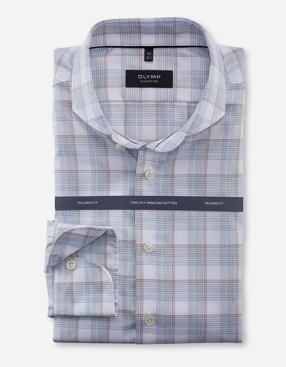 Рубашка мужская в клетку Signature