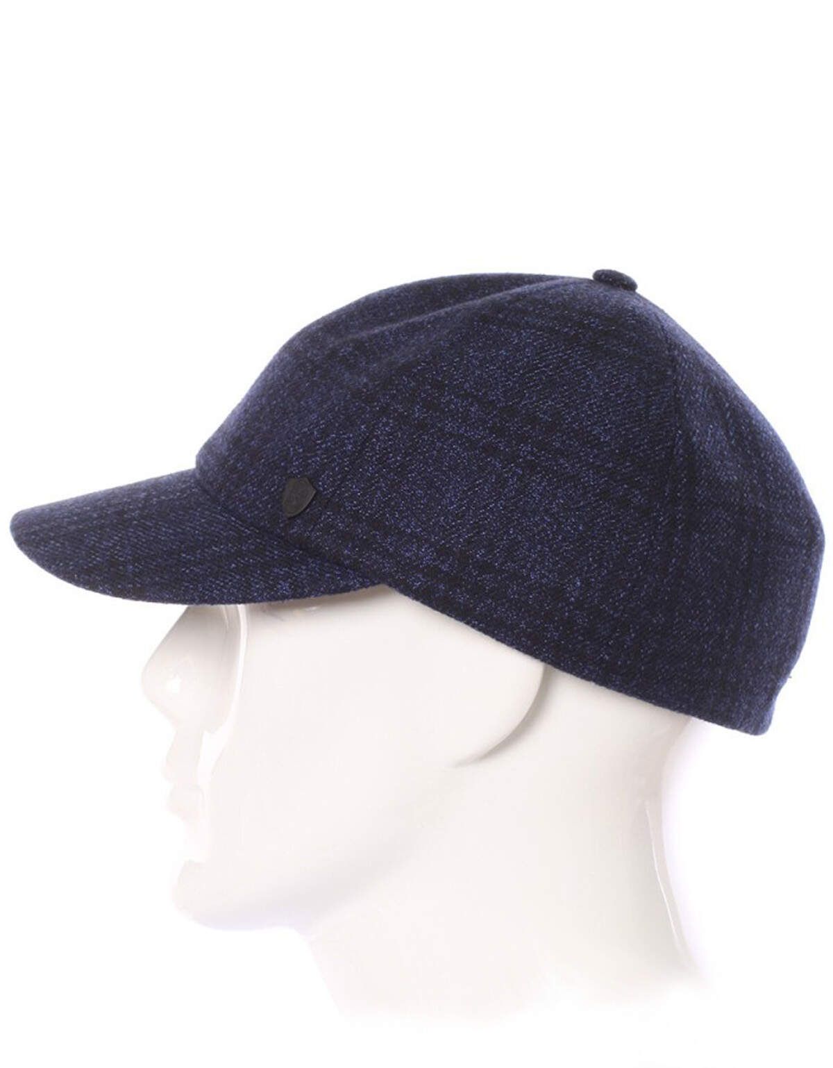 Бейсболка синяя в клетку мужская Guxen | купить в интернет-магазине Olymp-Men