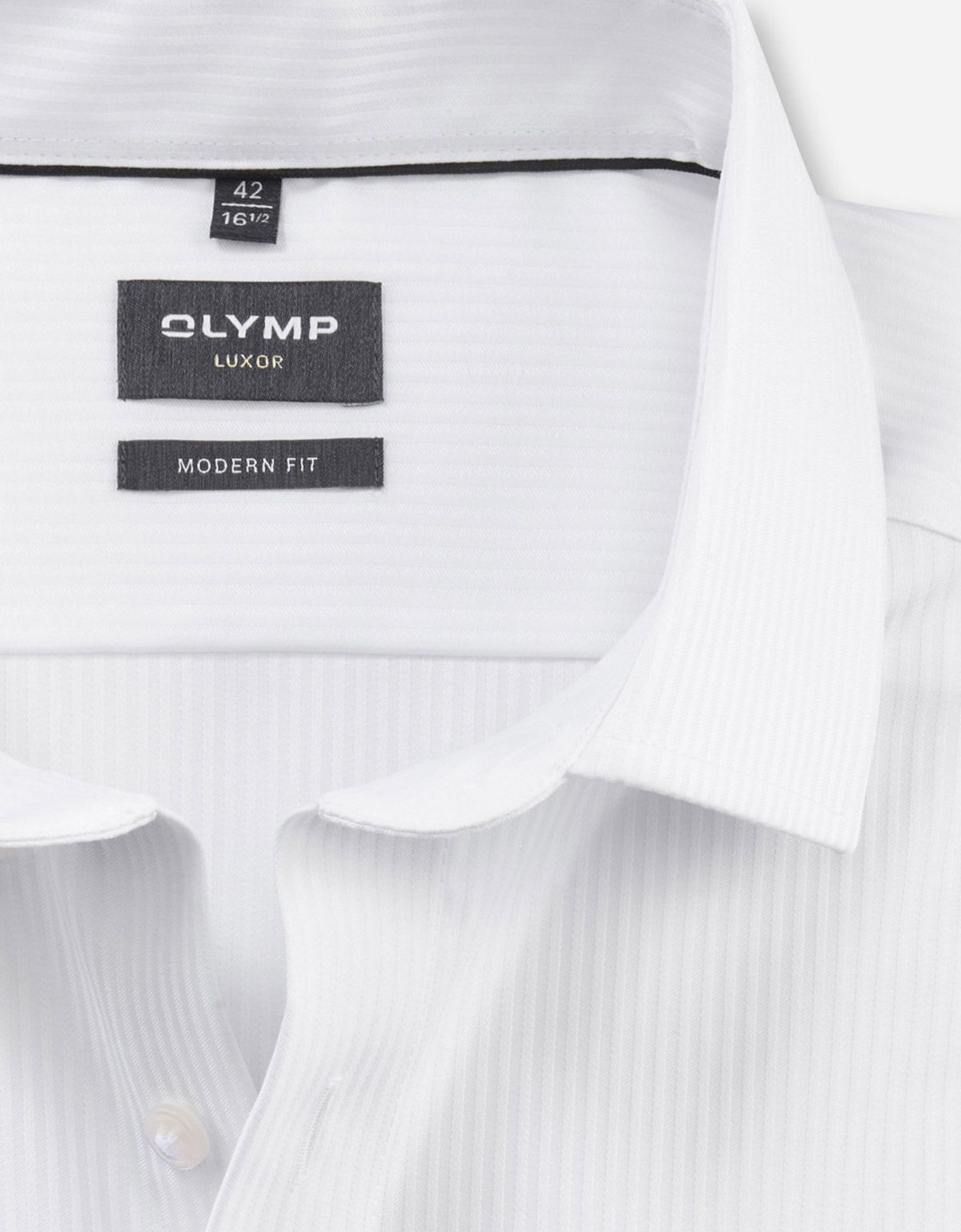 Сорочка классическая в фактурную полоску OLYMP Luxor, modern fit | купить в интернет-магазине Olymp-Men