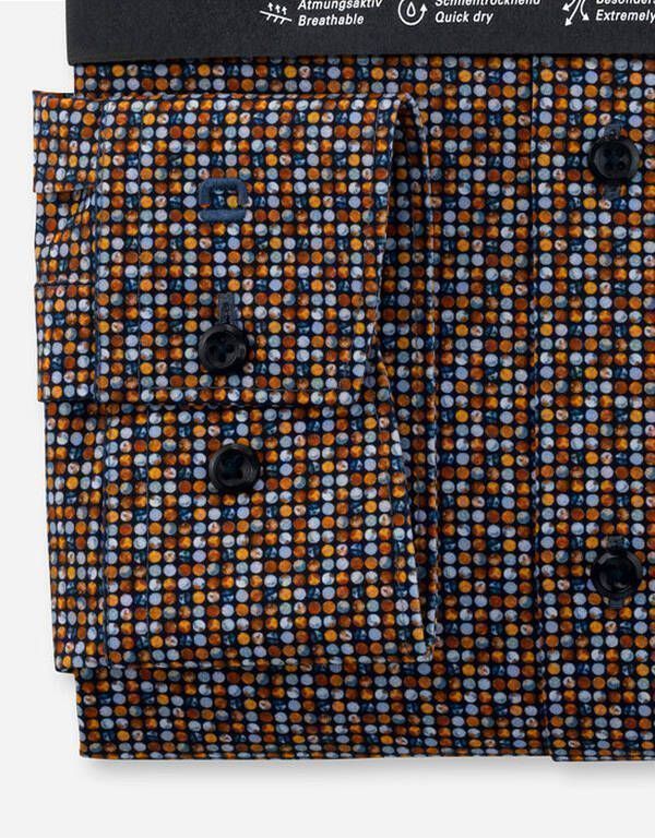 Рубашка трикотажная мужская OLYMP с принтом Luxor 24/7, modern fit | купить в интернет-магазине Olymp-Men