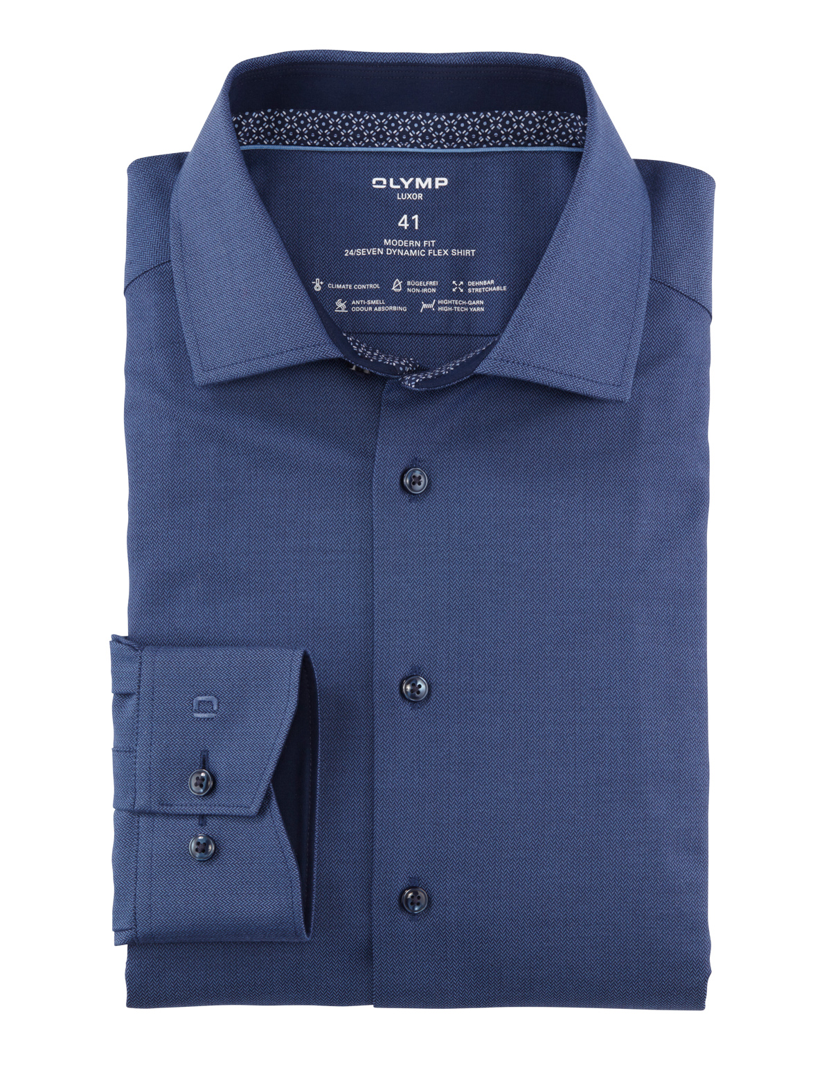 Рубашка мужская климат-контроль OLYMP Luxor 24/7, modern fit
