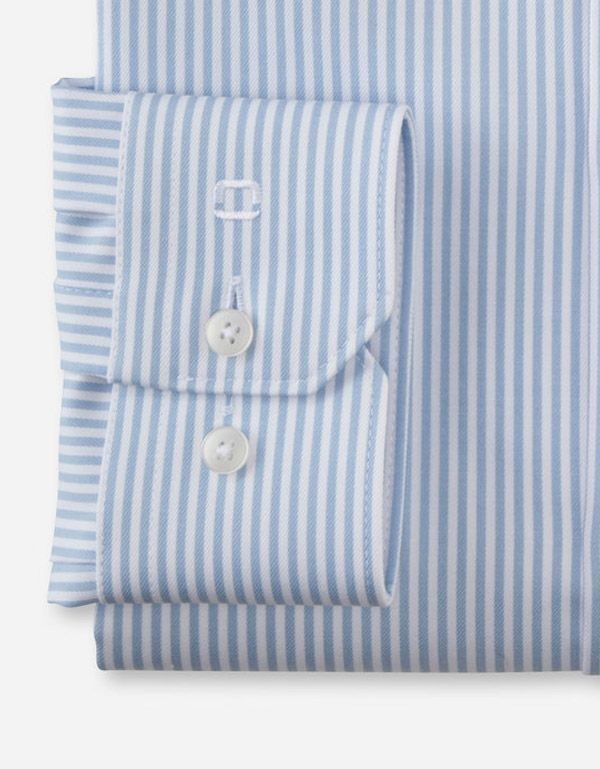 Рубашка мужская OLYMP 24/7 в полоску, супер слим, артикул 07526411