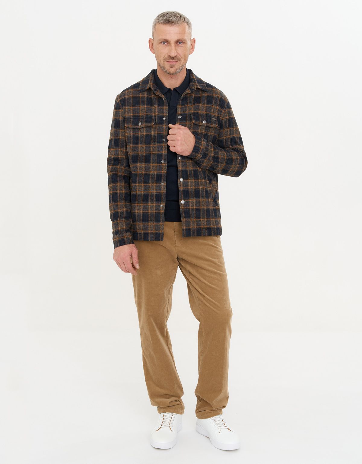 Брюки вельветовые бежевые w.Wegener | купить в интернет-магазине Olymp-Men