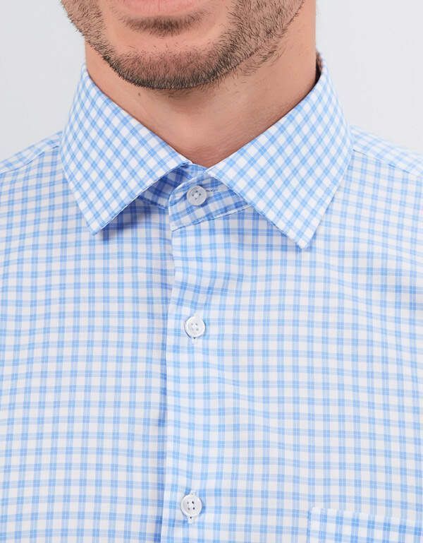 Рубашка мужская в клетку PLATIN, regular fit | интернет-магазин Olymp-Men