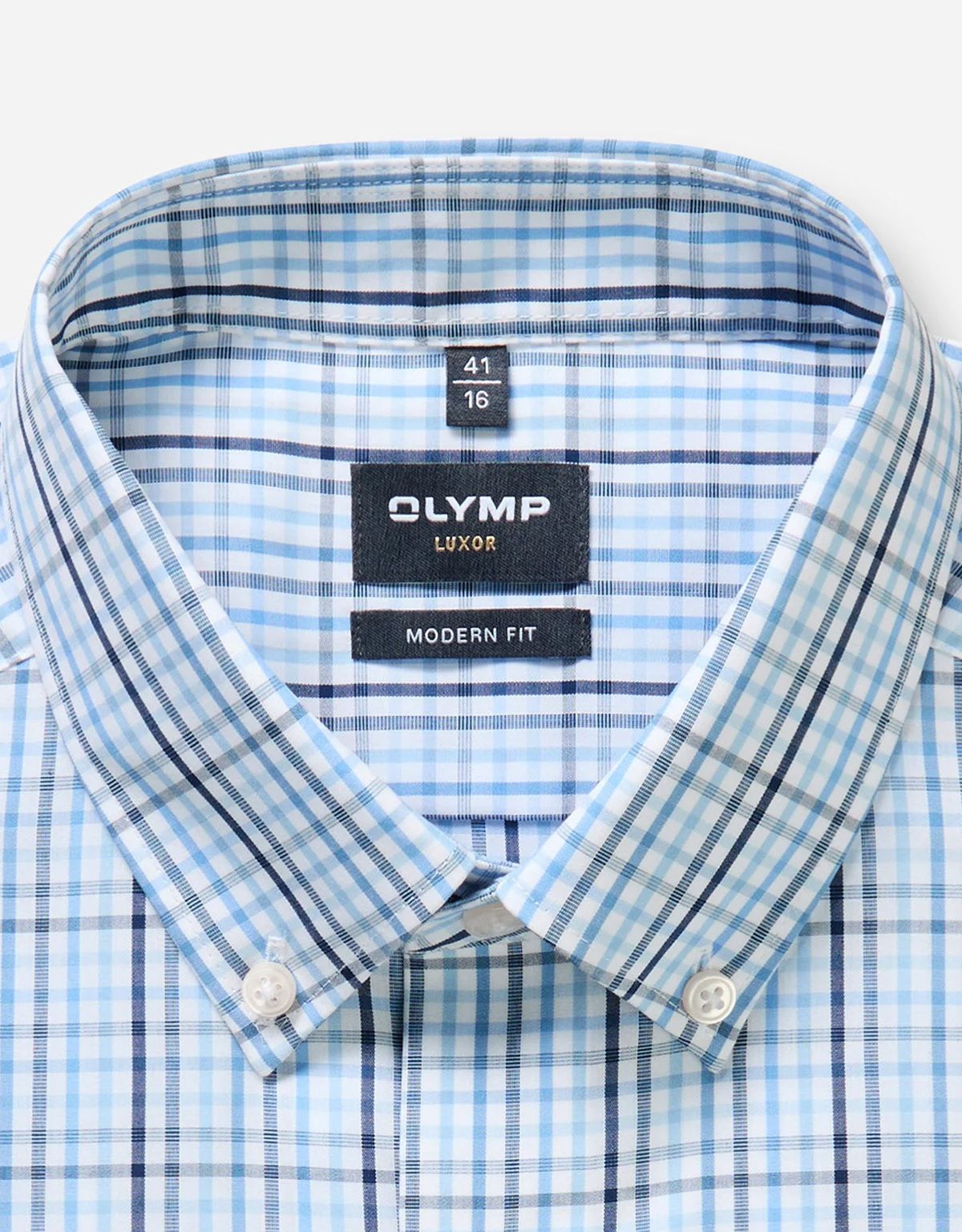 Сорочка в клетку OLYMP Luxor полуприлегающая | купить в интернет-магазине Olymp-Men