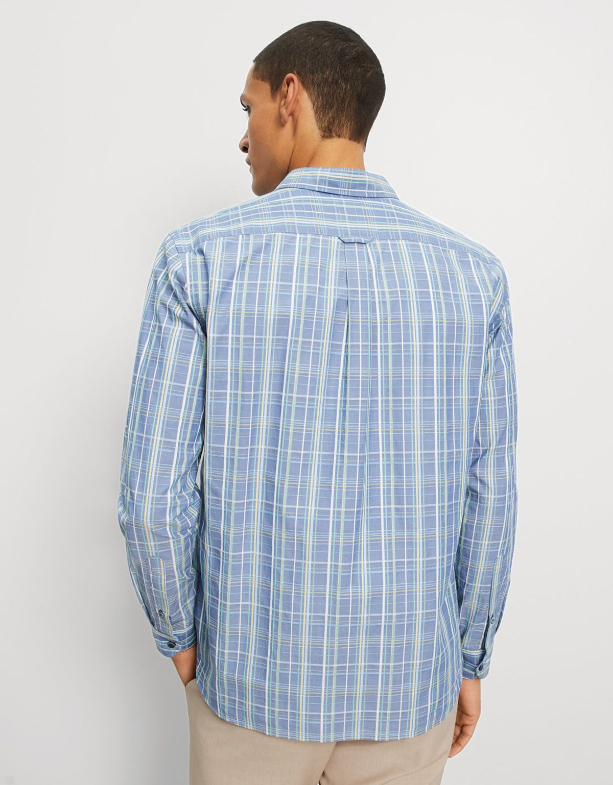 Рубашка мужская в клетку OLYMP Casual | купить в интернет-магазине Olymp-Men