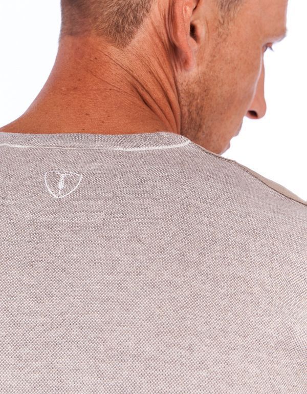 Джемпер мужской Gratude шерстяной с декоративной отделкой | интернет-магазин Olymp-Men