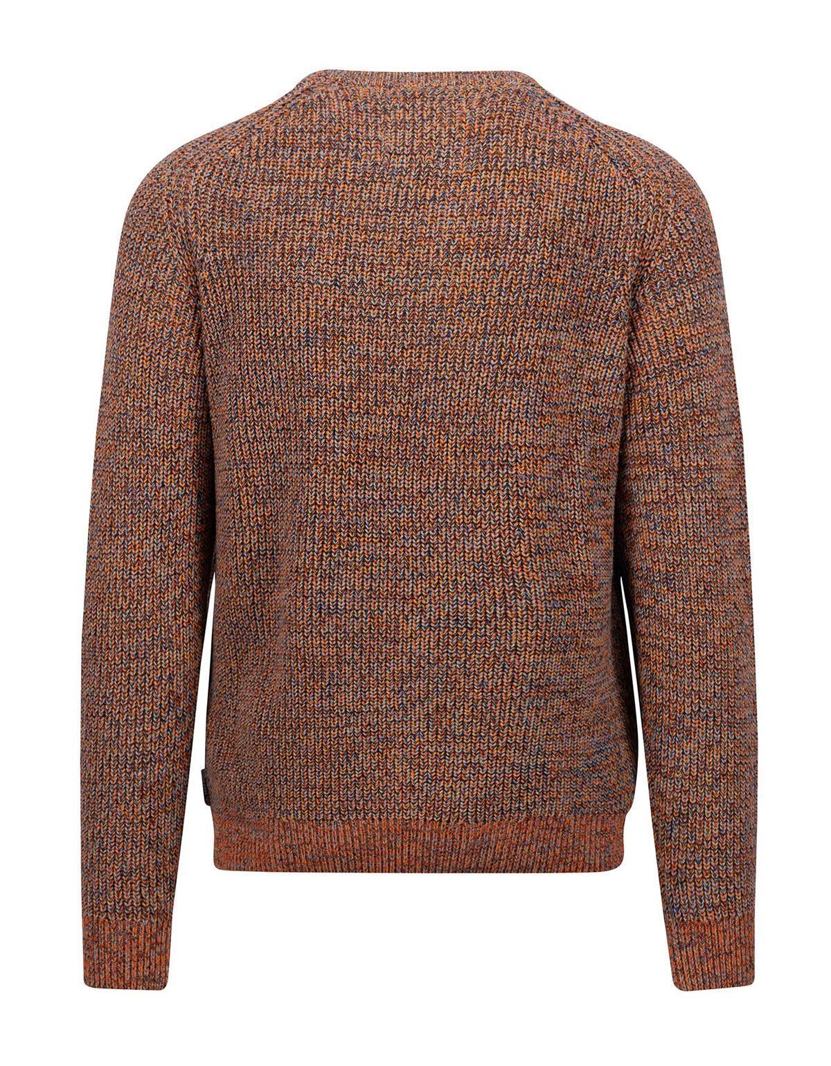 Джемпер мужской коричневый меланж Fynch-Hatton | интернет-магазин Olymp-Men