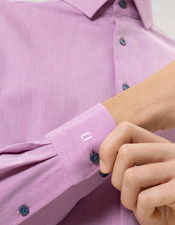 Рубашка мужская розовая OLYMP 24/7, body fit | купить в интернет-магазине Olymp-Men