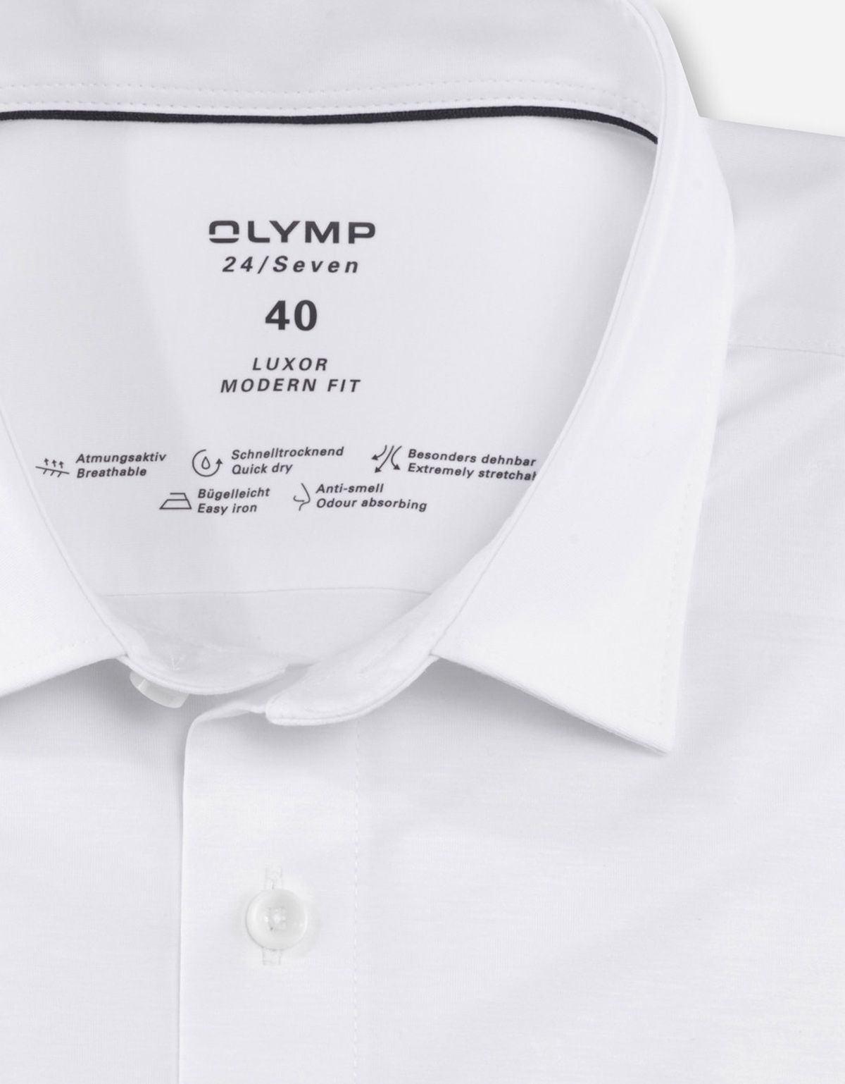 Рубашка трикотажная однотонная OLYMP Luxor, modern fit