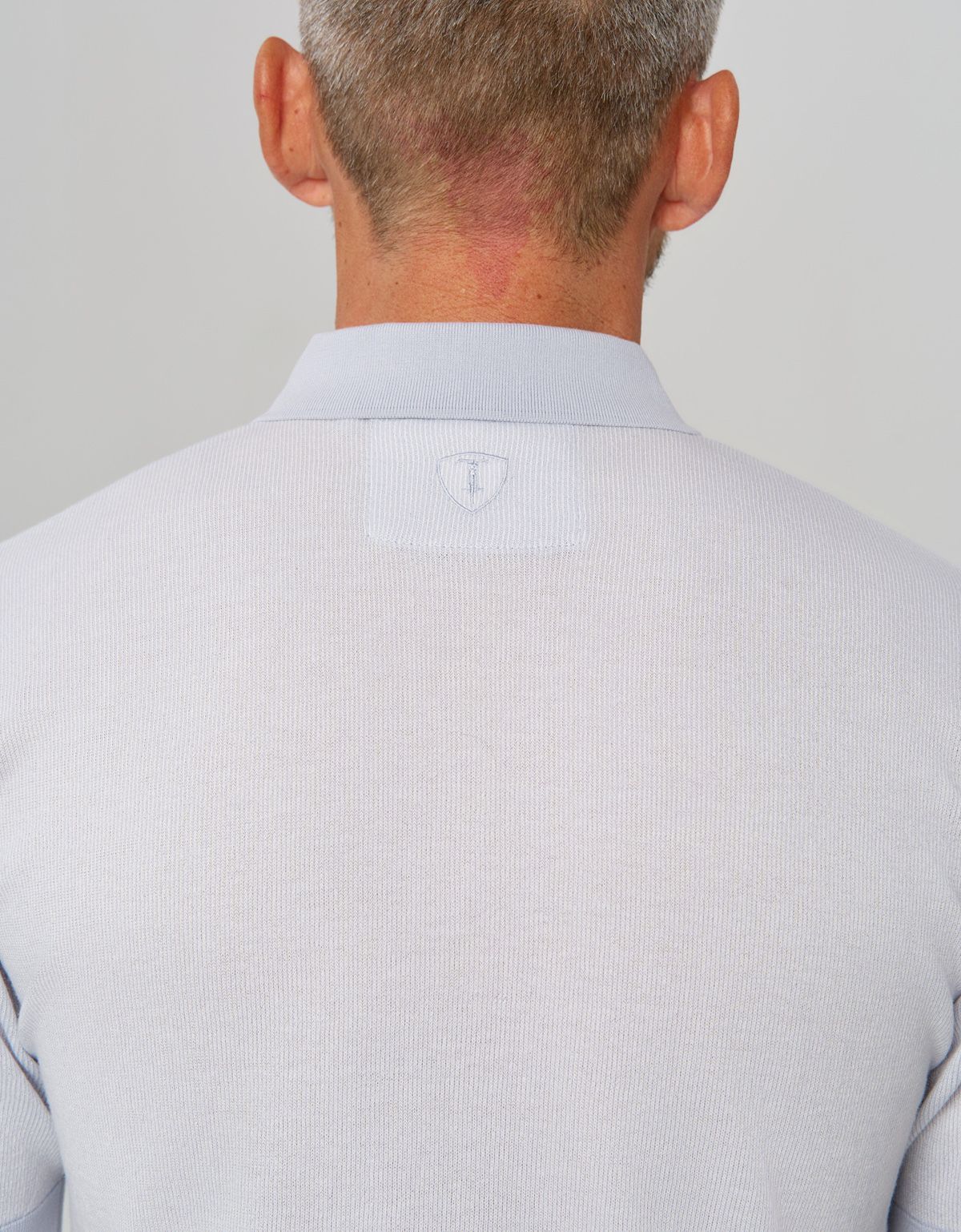 Поло голубое мужское на кнопках Gratude | купить в интернет-магазине Olymp-Men