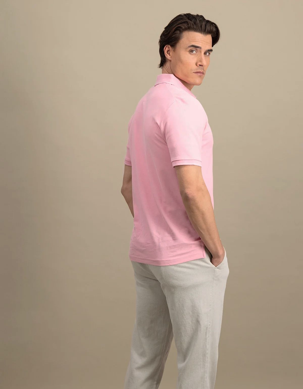 Поло мужское розовое Fynch-Hatton | купить в интернет-магазине Olymp-Men