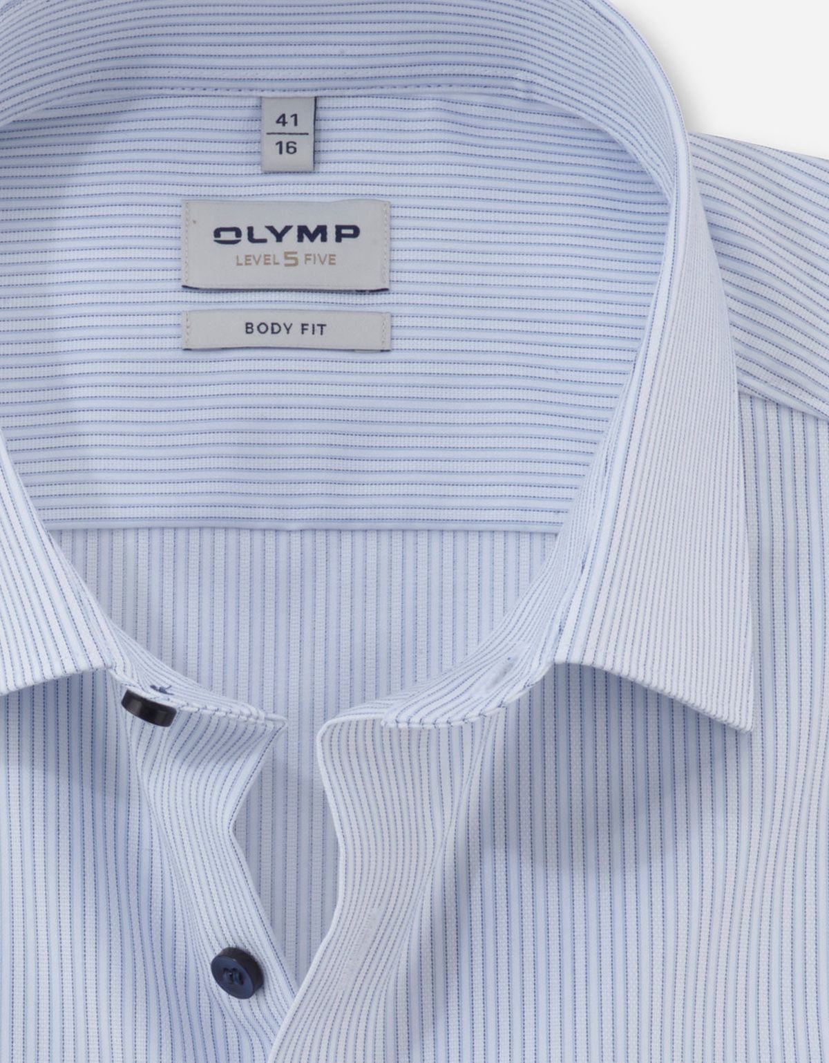 Рубашка мужская приталенная в полоску OLYMP | купить в интернет-магазине Olymp-Men