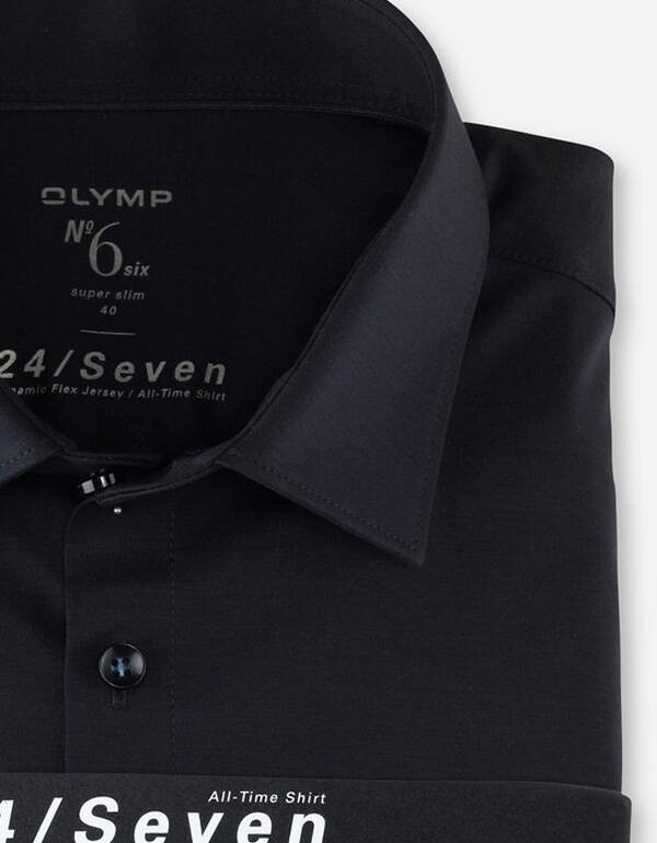Трикотажная рубашка Olymp 24/7, супер слим