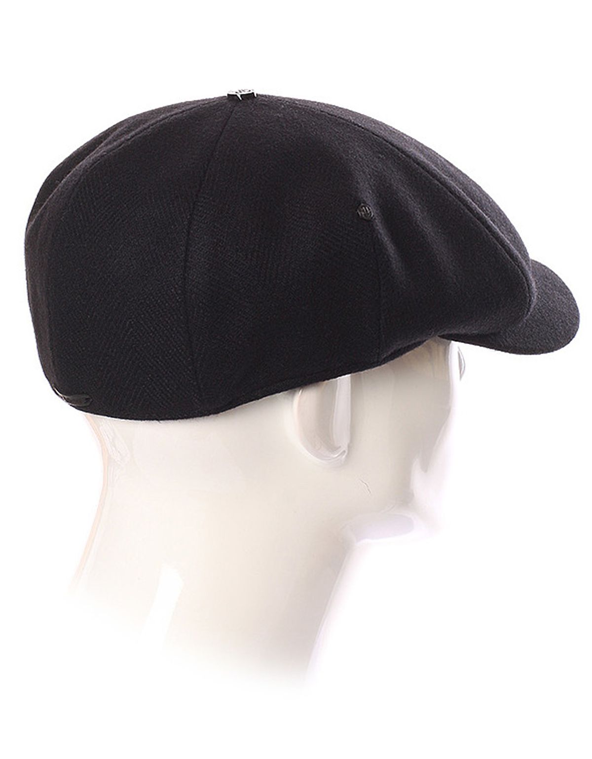 Кепка мужская чёрная Bersar восьмиклинка с ушками | купить в интернет-магазине Olymp-Men