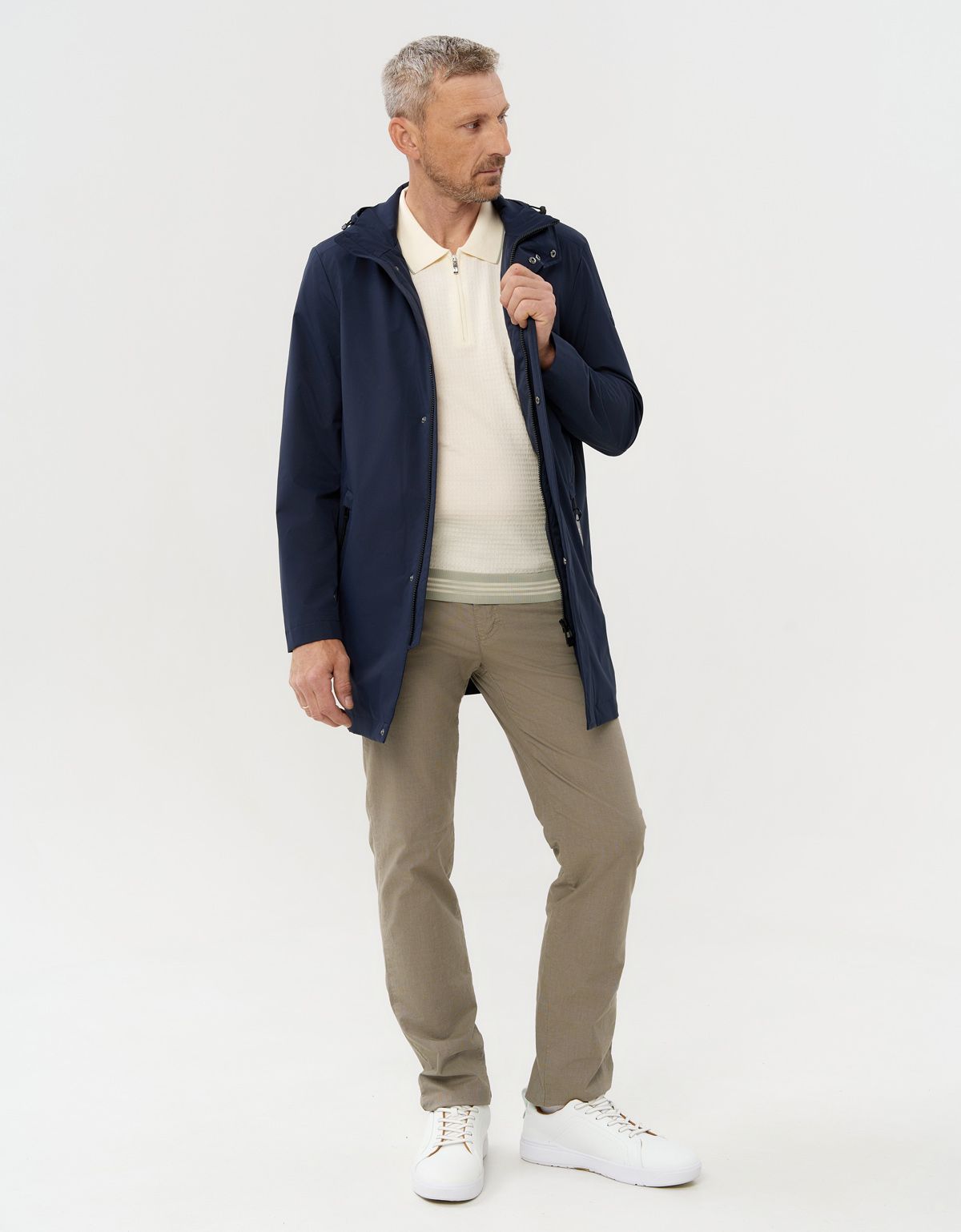 Поло мужское вязаное на молнии Gratude | купить в интернет-магазине Olymp-Men