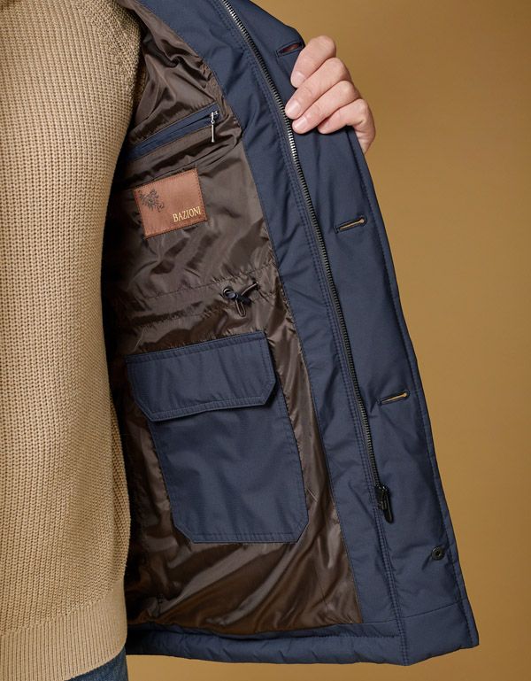 Куртка-пуховик мужская BAZIONI с капюшоном | купить в интернет-магазине Olymp-Men