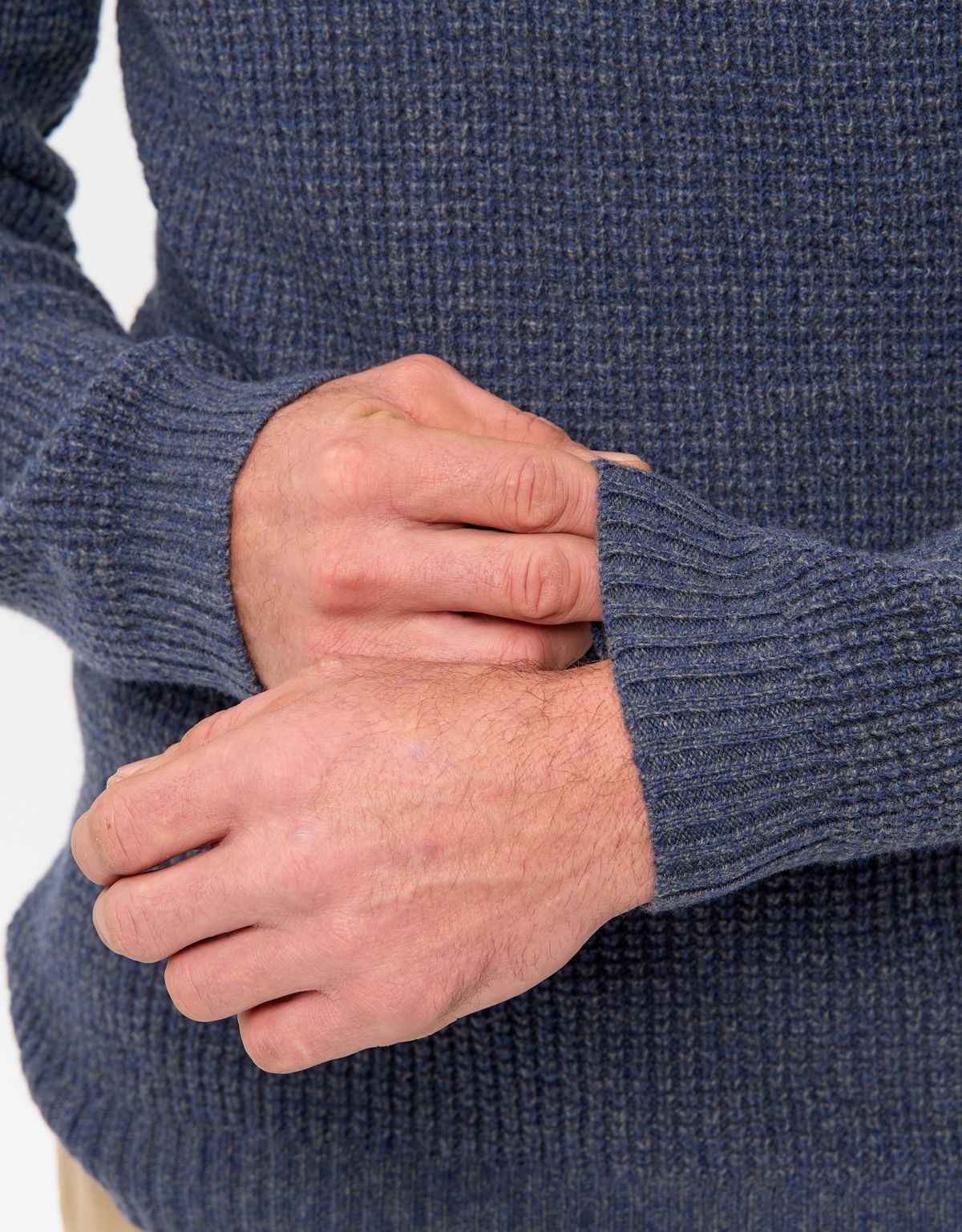 Свитер мужской Signature вязаный с кашемиром | купить в интернет-магазине Olymp-Men