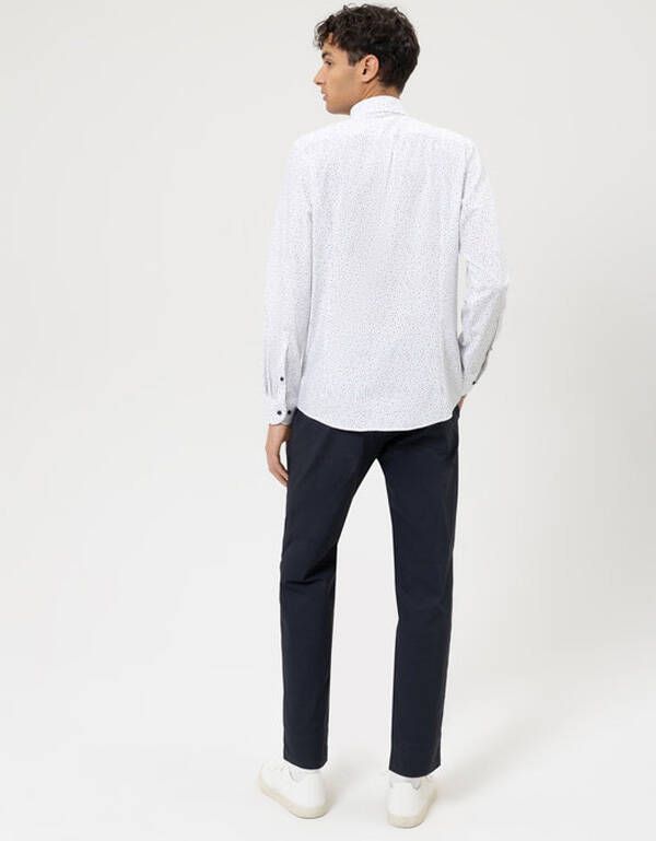 Рубашка мужская с рисунком OLYMP 24/7, body fit | купить в интернет-магазине Olymp-Men