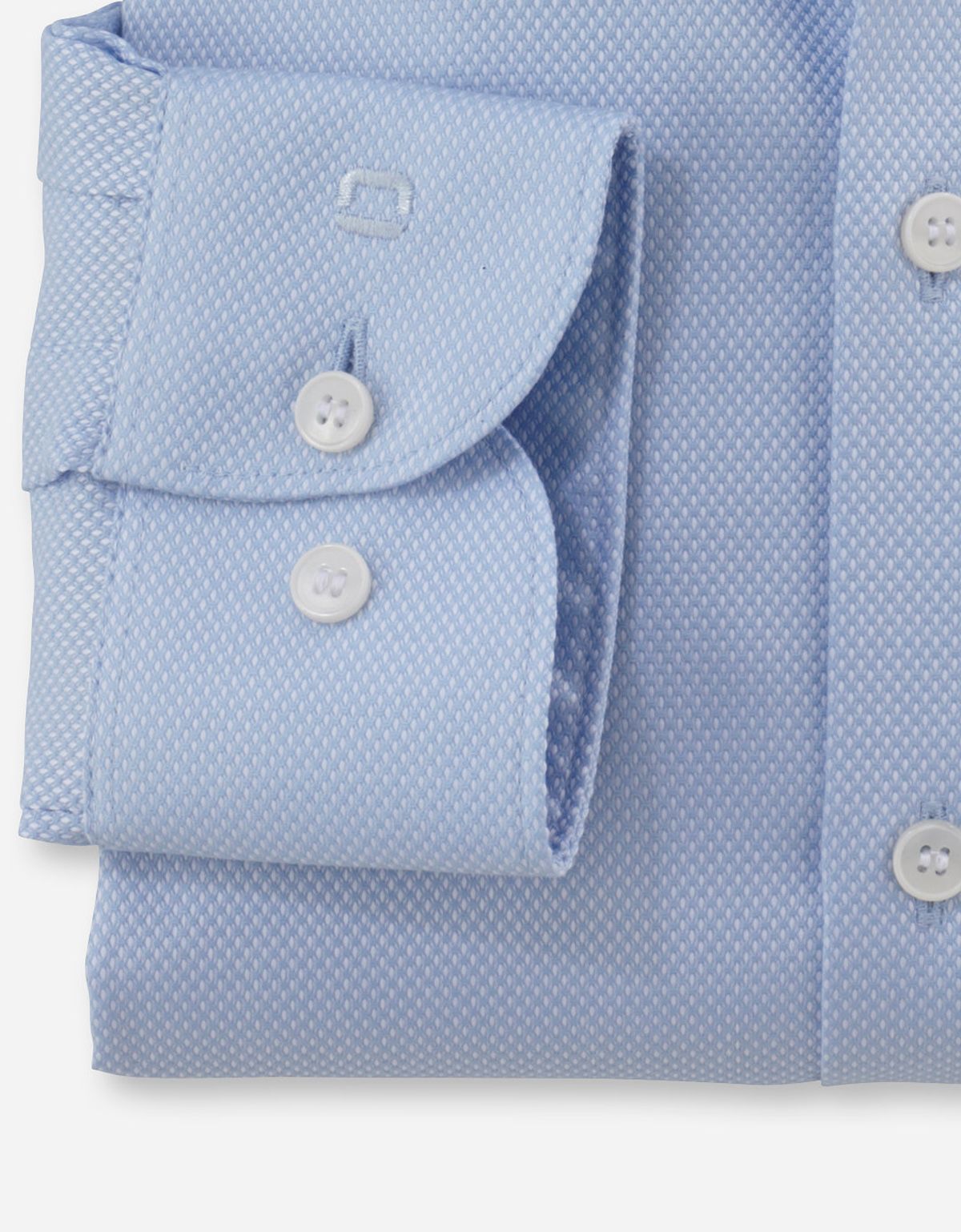 Рубашка голубая мужская приталенная OLYMP, фактурная | купить в интернет-магазине Olymp-Men