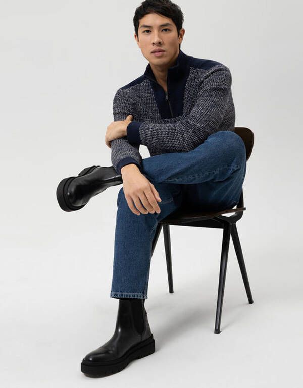 Свитер мужской на молнии OLYMP 53422518 | купить в интернет-магазине Olymp-Men