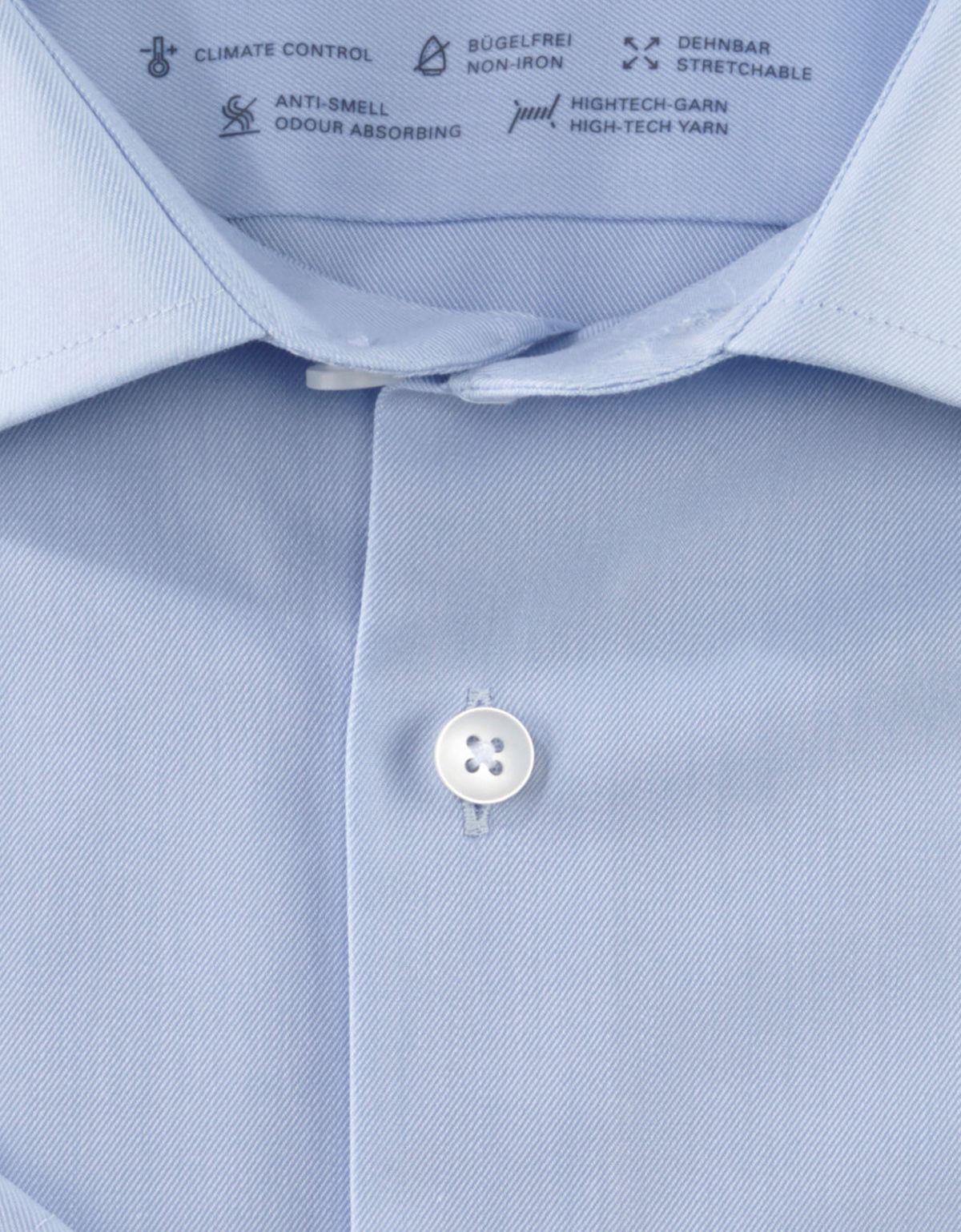 Рубашка мужская однотонная OLYMP Luxor, modern fit, климат-контроль