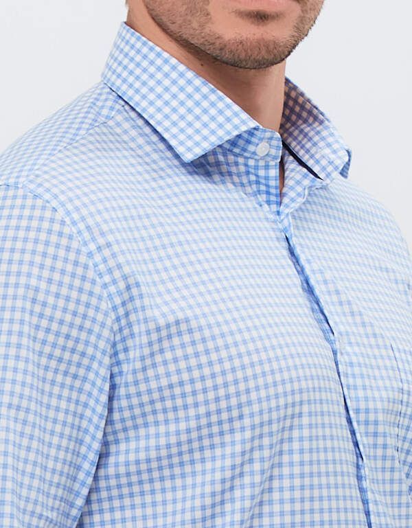 Рубашка мужская в клетку PLATIN, regular fit | интернет-магазин Olymp-Men