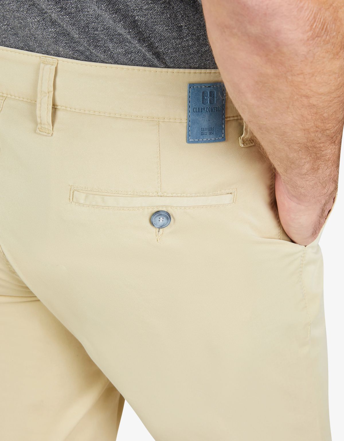 Брюки чинос мужские Club of Comfort с защипом на поясе | купить в интернет-магазине Olymp-Men