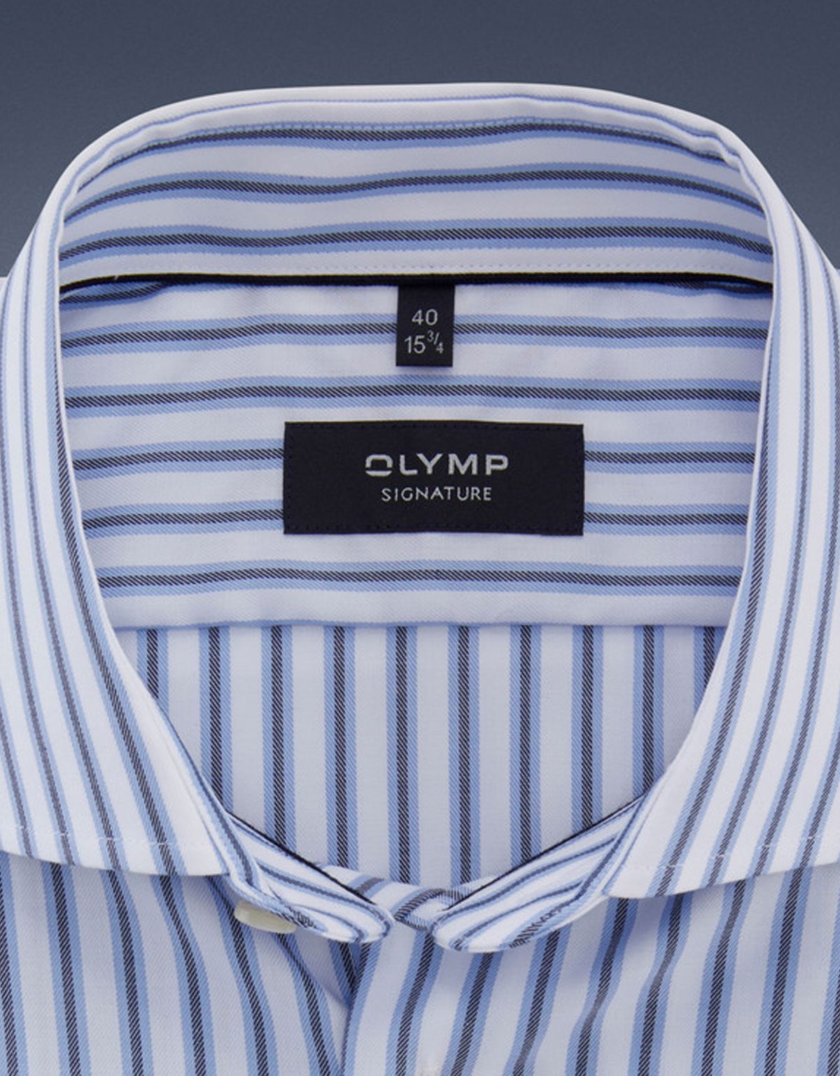 Рубашка мужская в полоску Signature
