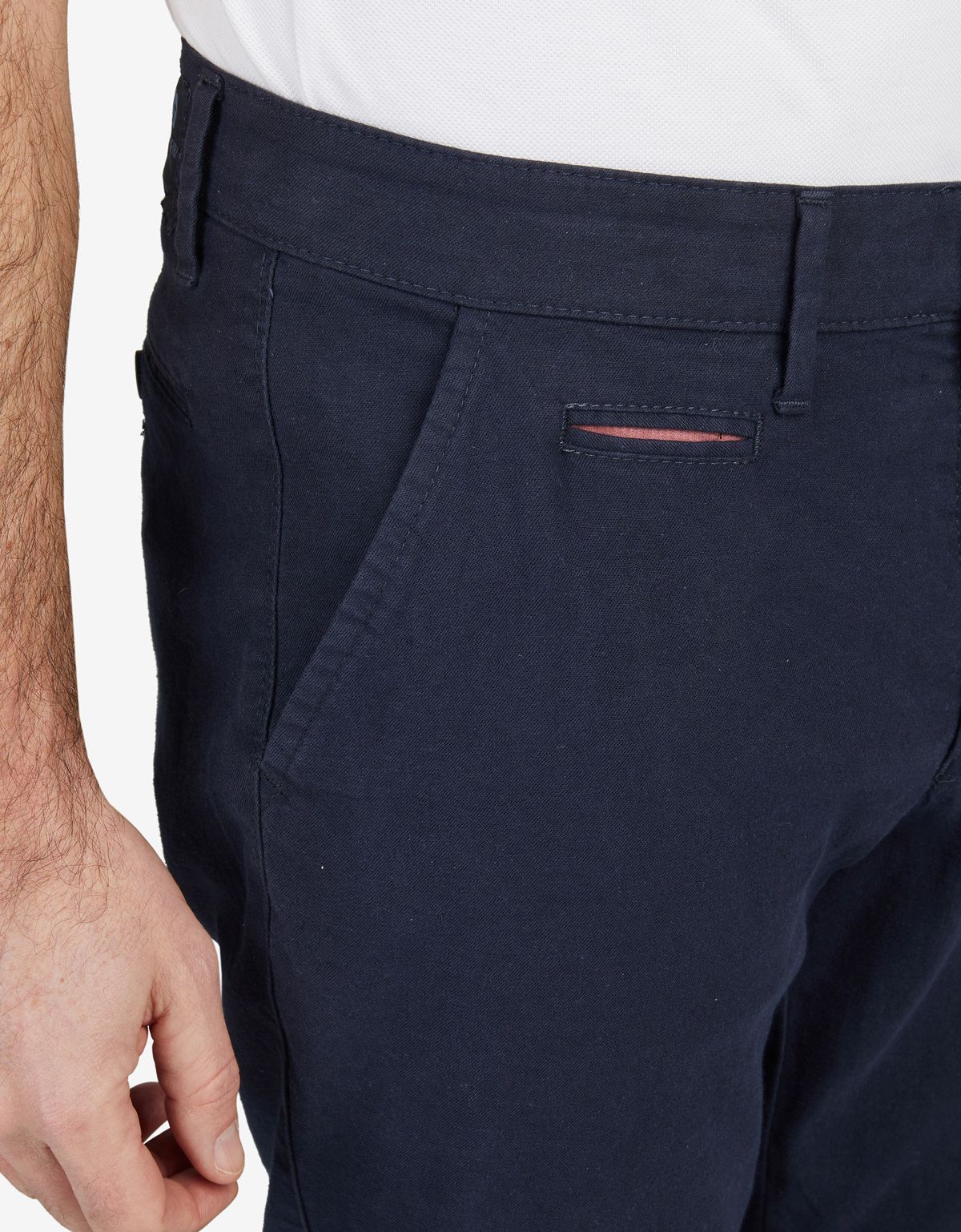 Брюки синие мужские Club Of Comfort из хлопка и льна | купить в интернет-магазине Olymp-Men