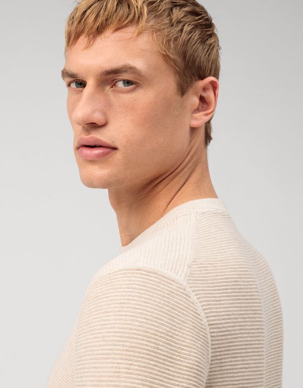 Джемпер  мужской бежевый, modern fit | интернет-магазин Olymp-Men