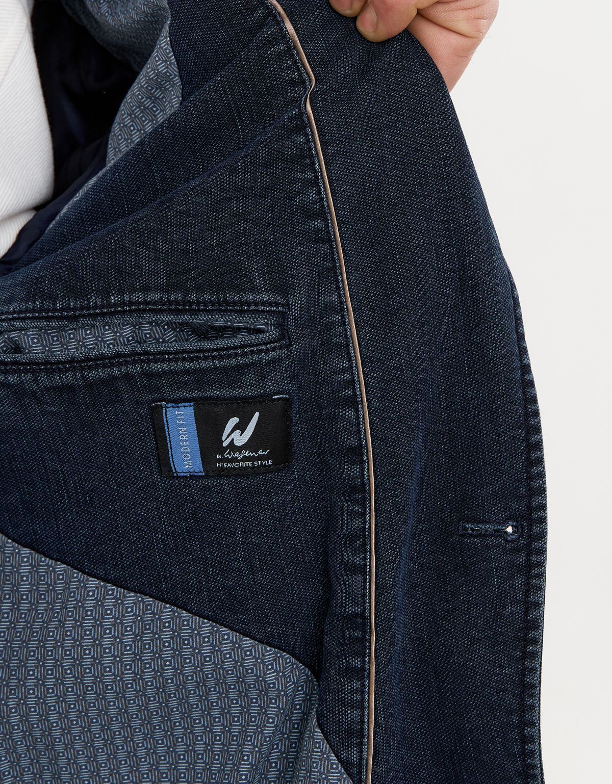 Пиджак джинсовый мужской w.WEGENER | купить в интернет-магазине Olymp-Men