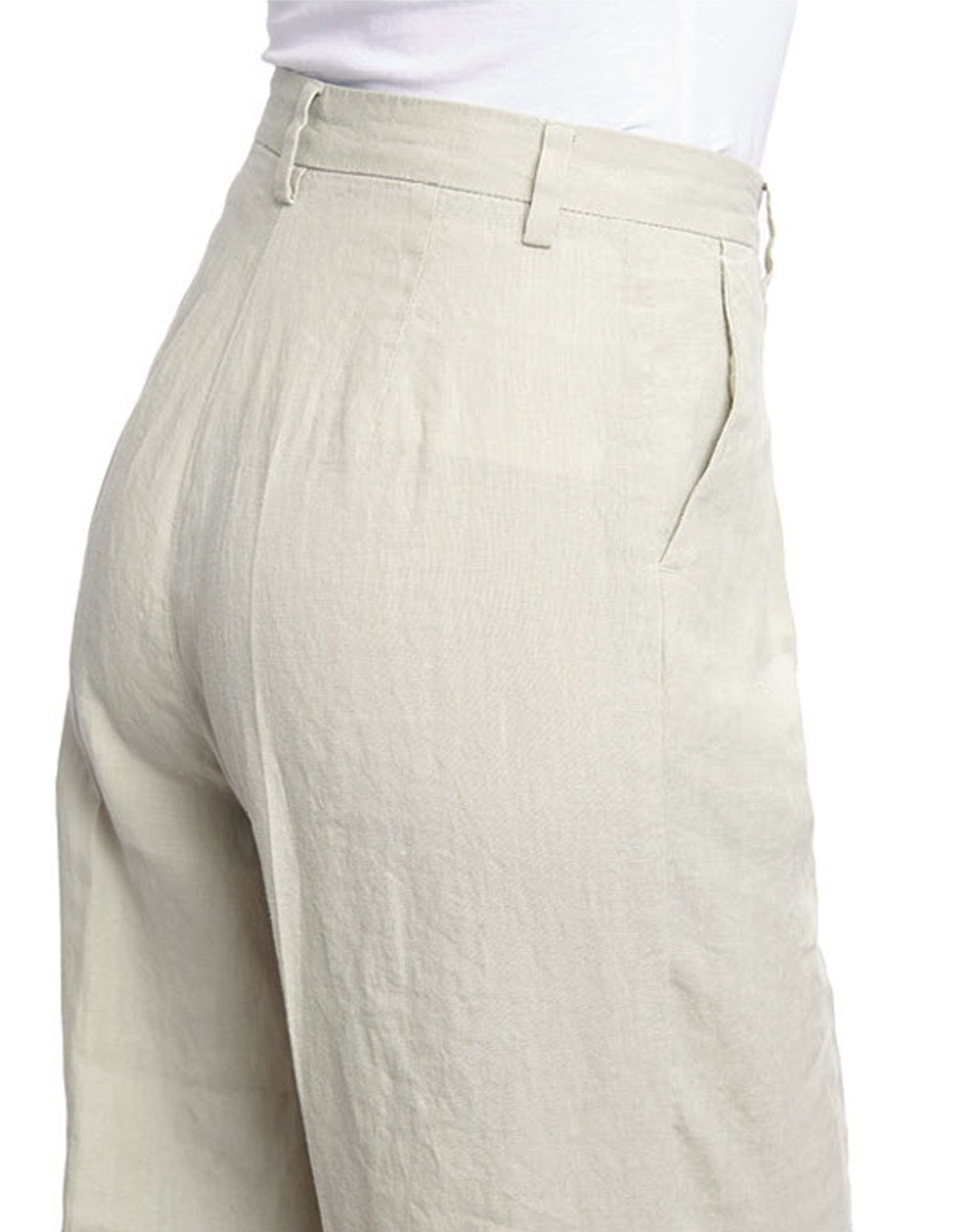 Брюки льняные светлые женские w.Wegener | интернет-магазин Olymp-Men