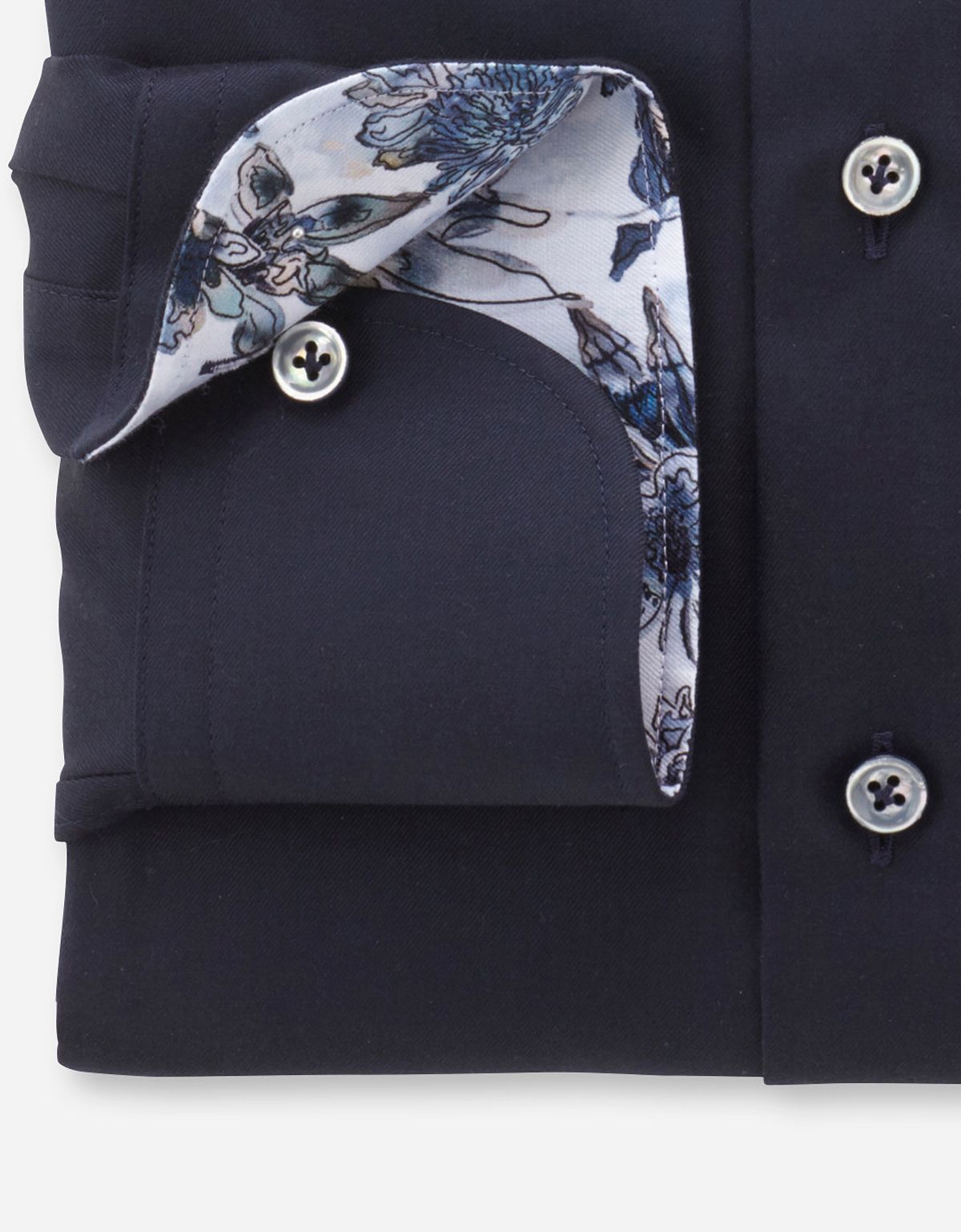 Рубашка мужская синяя классическая Signature на высокий рост