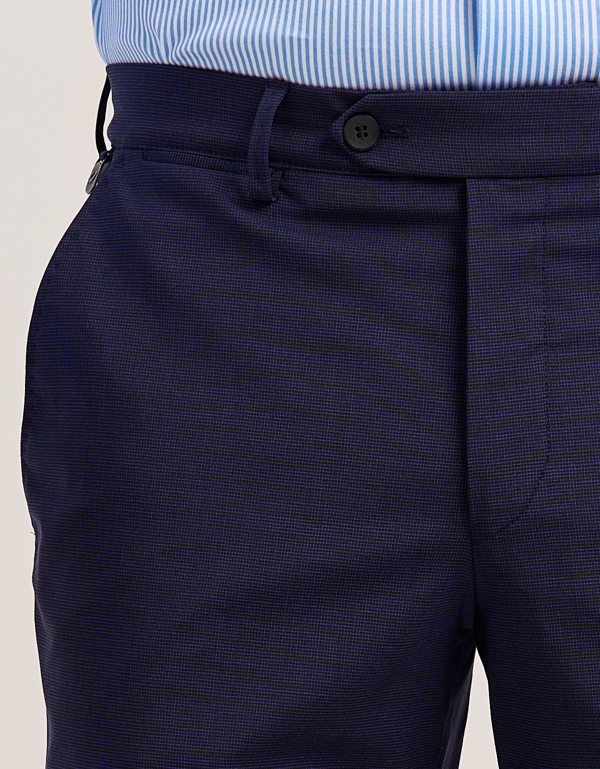 Брюки классические синие мужские w.Wegener | купить в интернет-магазине Olymp-Men