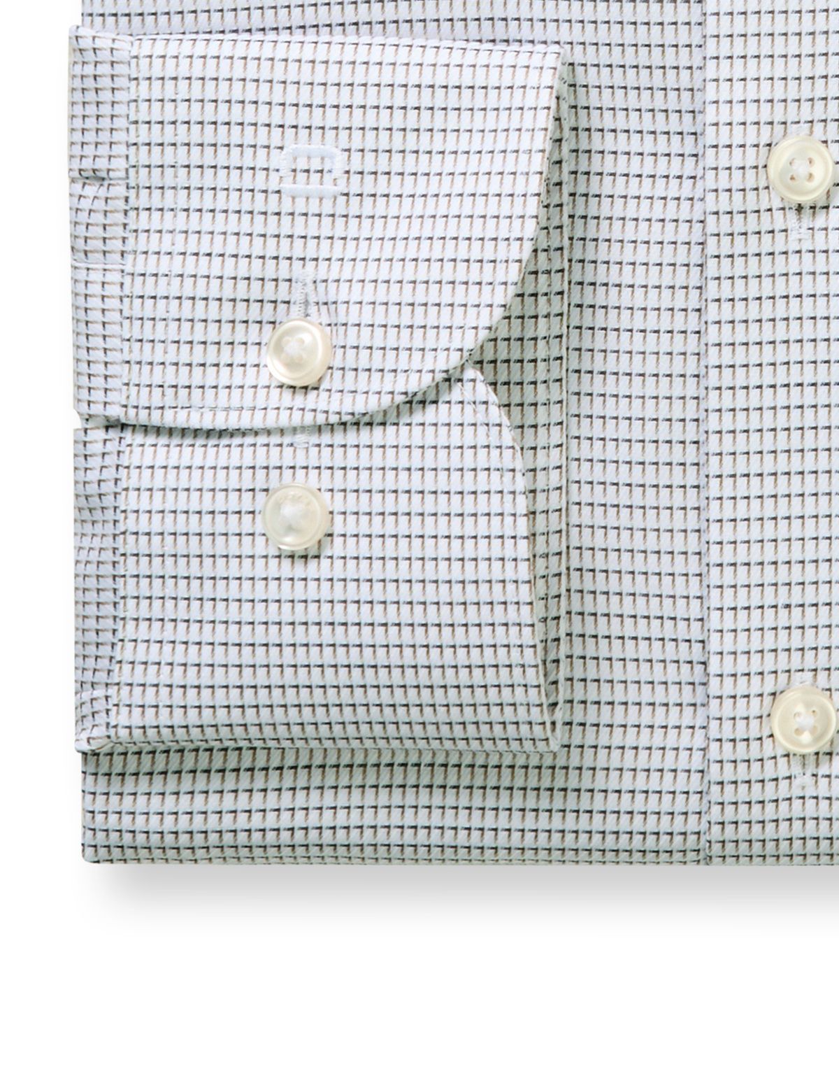 Рубашка с бежевым принтом OLYMP Luxor, прямой крой | купить в интернет-магазине Olymp-Men