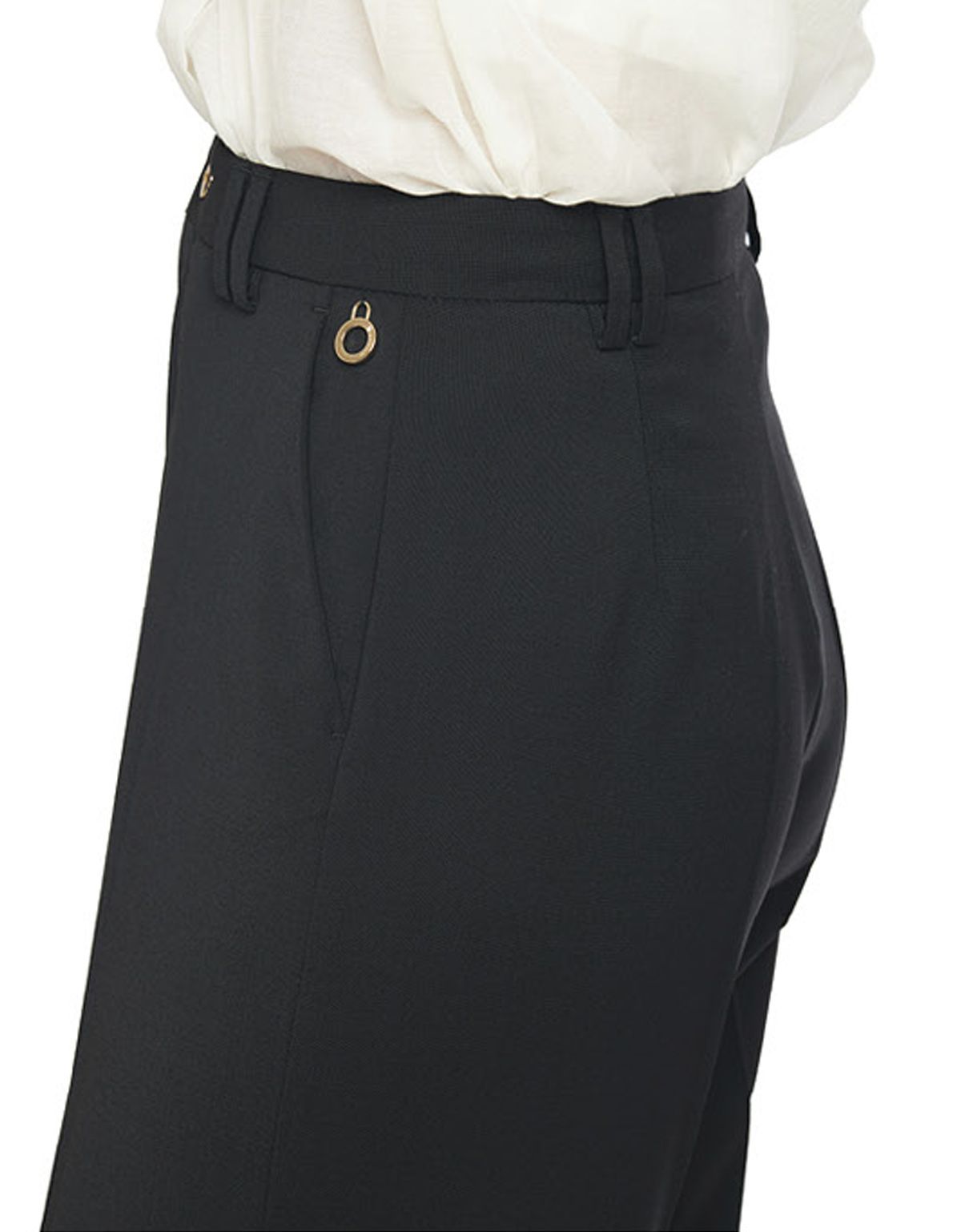 Брюки чёрные классические женские w.Wegener прямые | интернет-магазин Olymp-Men