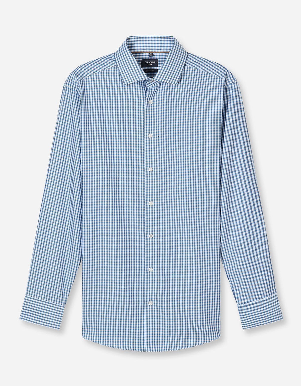Рубашка в клетку OLYMP Luxor полуприлегающая | купить в интернет-магазине Olymp-Men