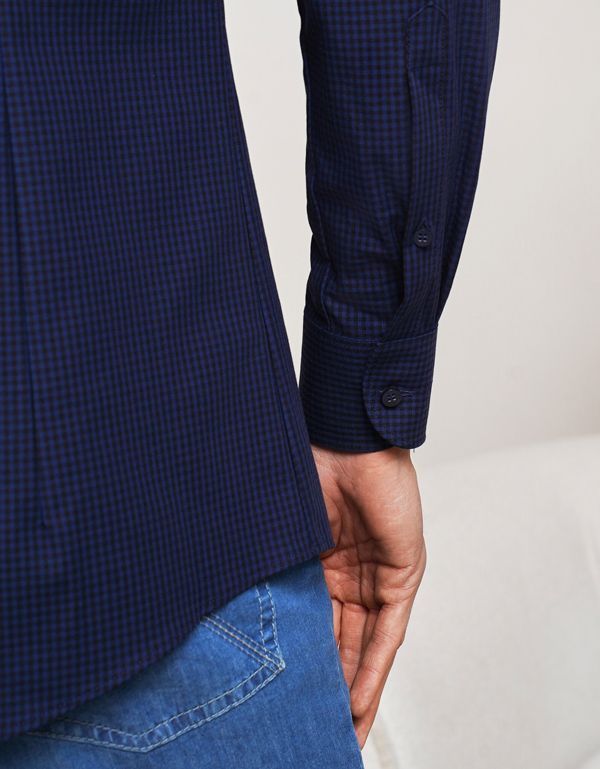 Рубашка мужская OLYMP 24/7 в клетку, body fit | купить в интернет-магазине Olymp-Men