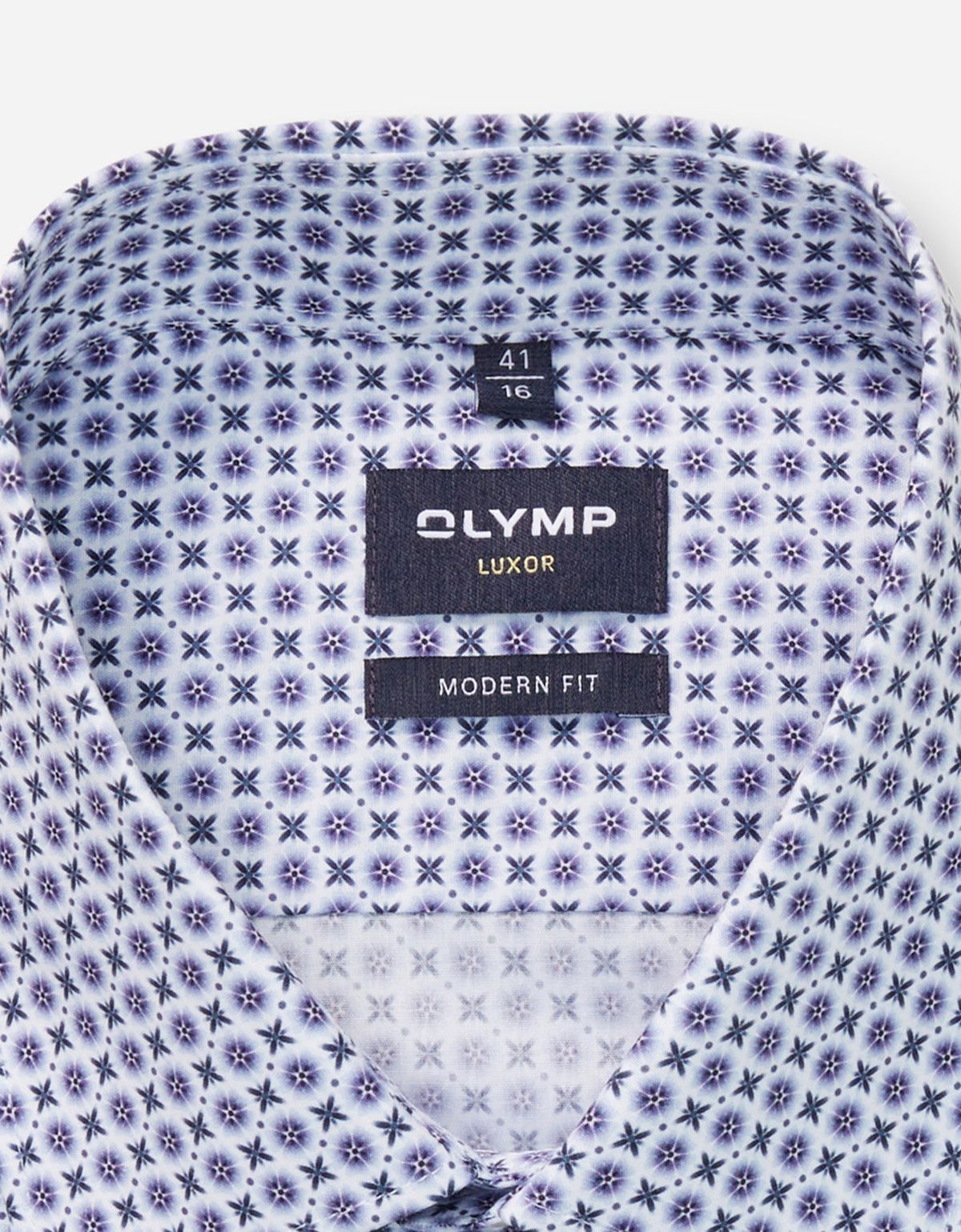 Рубашка мужская с рисунком OLYMP Luxor, modern fit | купить в интернет-магазине Olymp-Men